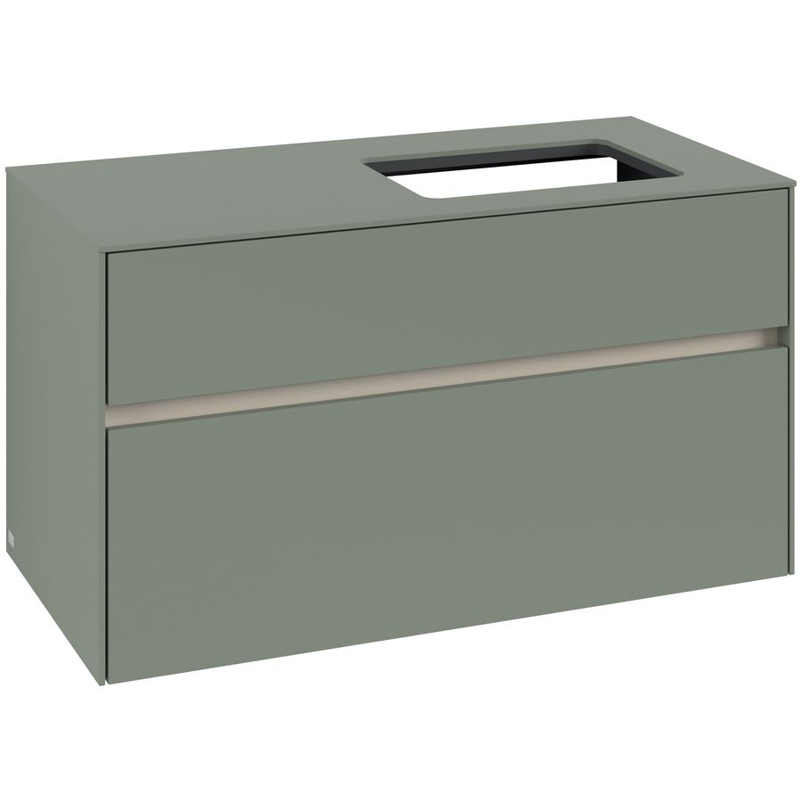 Wastafelonderkast Collaro 1000x548x500mm Soft Green C111B0AF