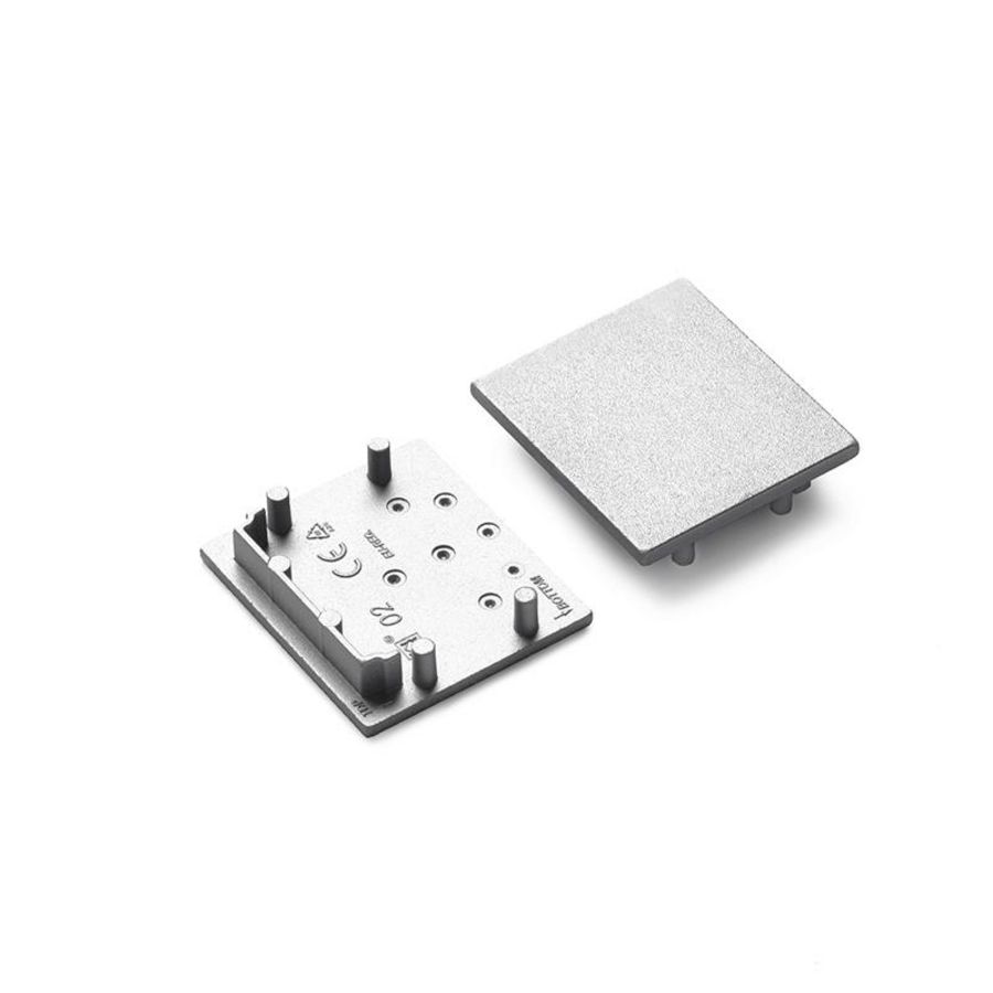 Doos a 2st. Eindkap Profiel 30 type 30-02 Wit