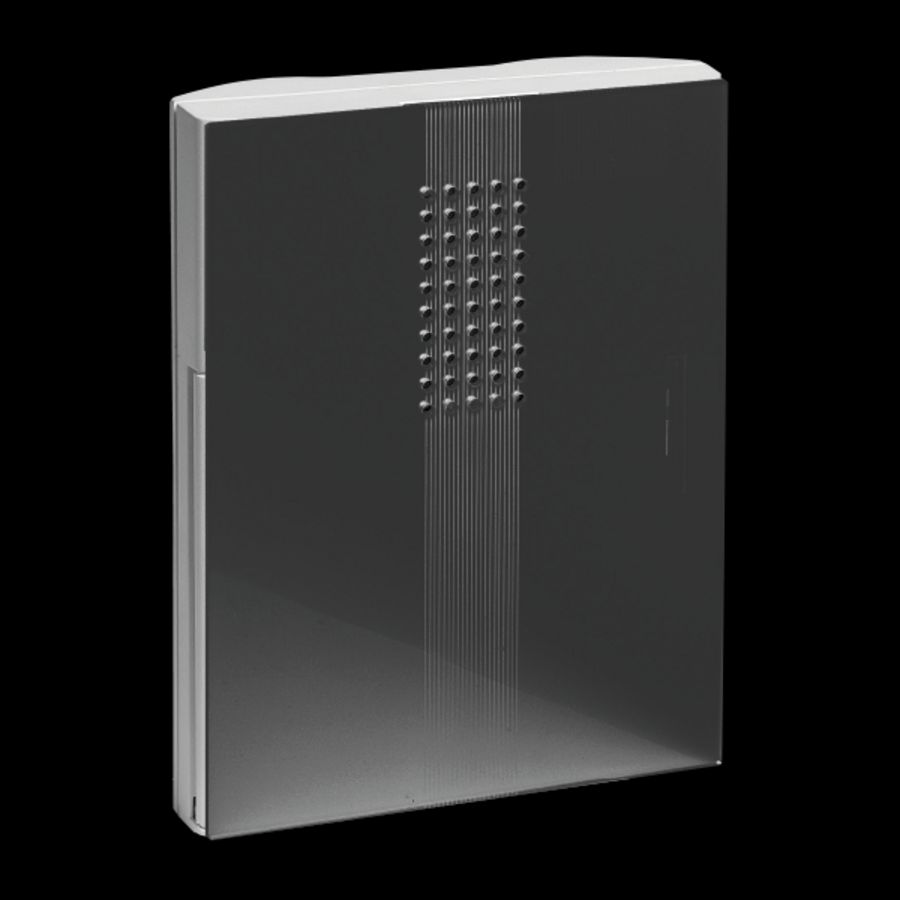 Gong 4x1,5V batter 83dB/A Acryl-Front zwart hoogglans 714396