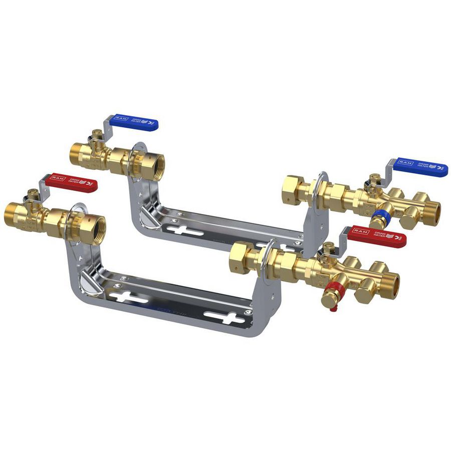 GWA-EA Collectief Qn 1,5m³/h L=165mm RVS watermeterb
