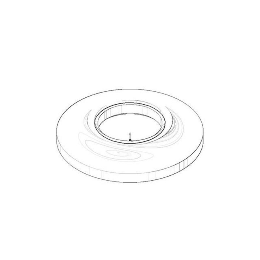 Rozet 3/4" chr 092701001-00