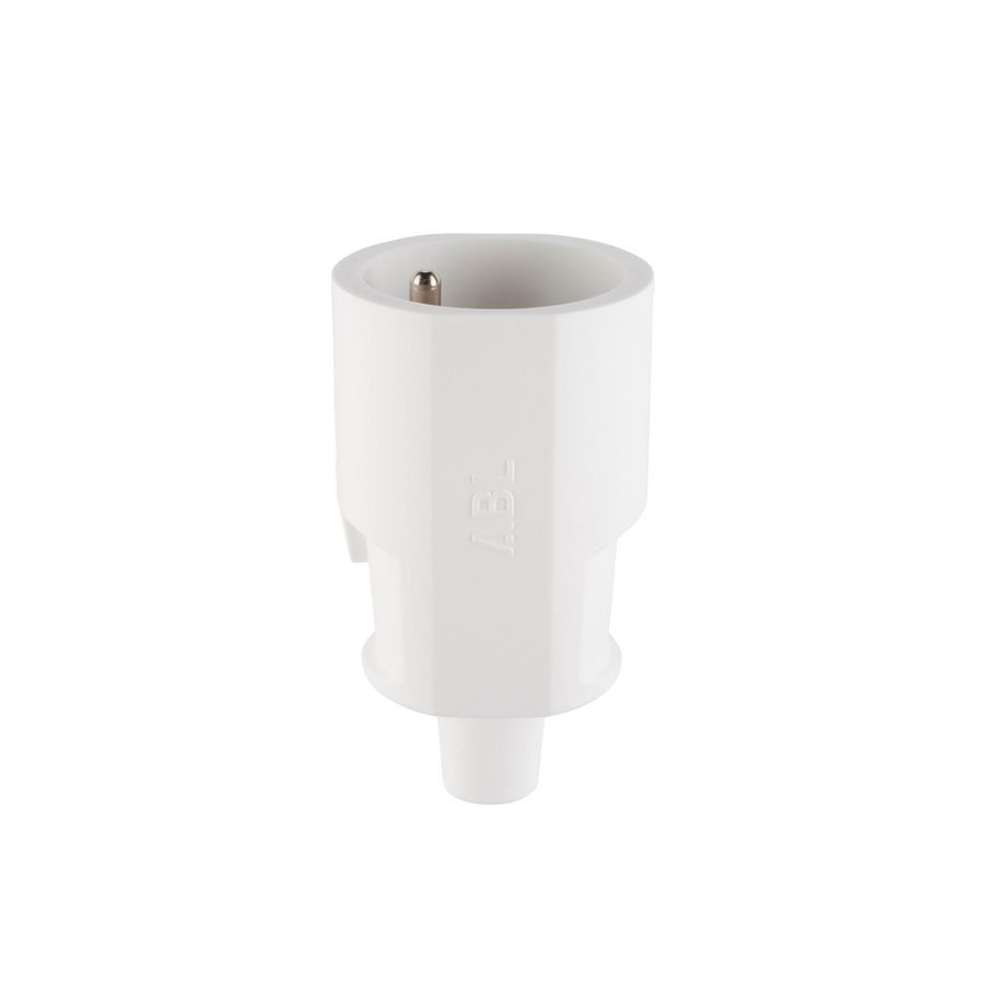 Koppelcontactstop geaard compact Frans/Belg. IP20 wit VVE=10