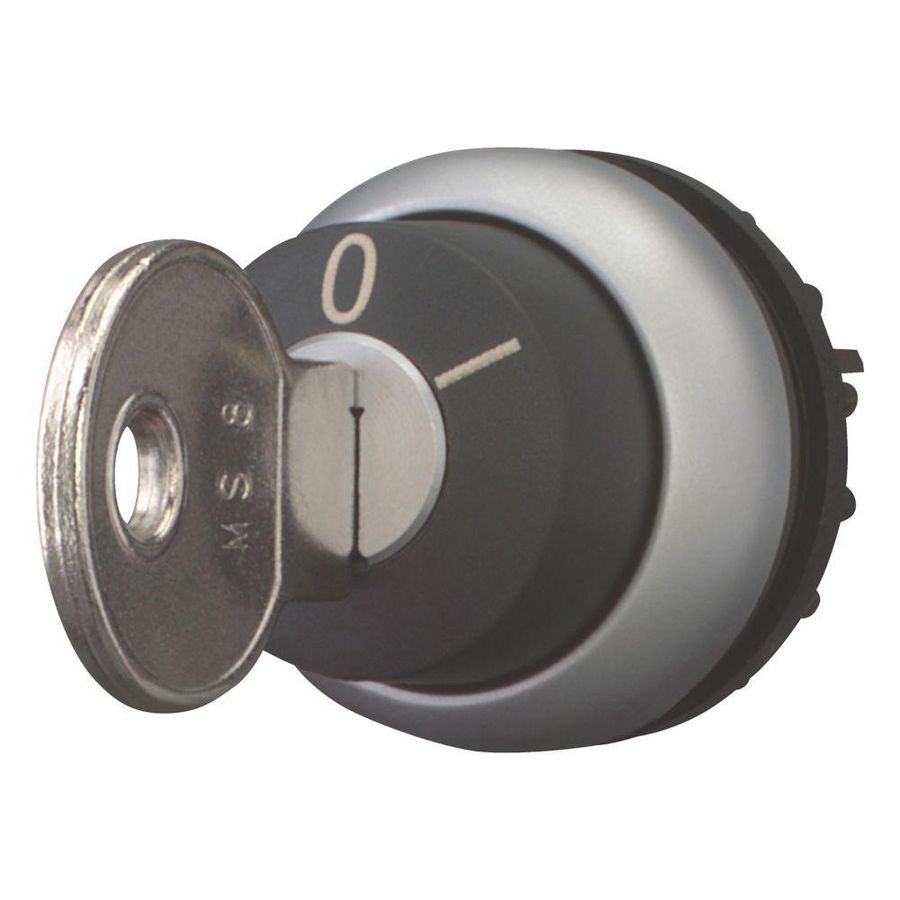 Sleutelschakelaar 2 standen vast M22-WRS-MS8