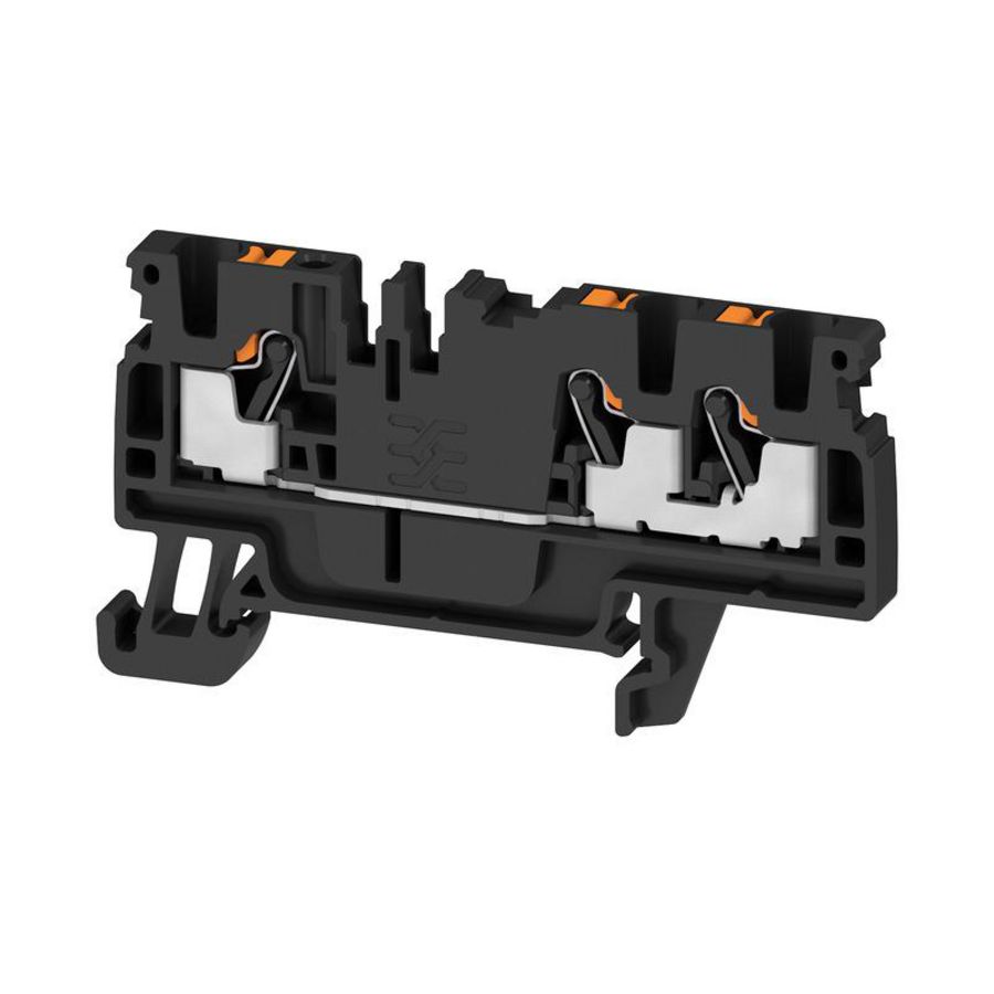 Doorvoerklem zwart 2.5mm² 24A 800V 1521920000 VVE=100