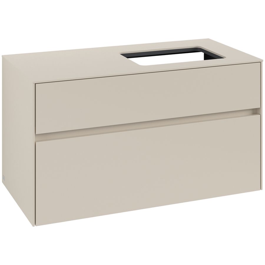 Wastafelonderkast Collaro 1000x548x500mm Cashmere Grey C11100VN
