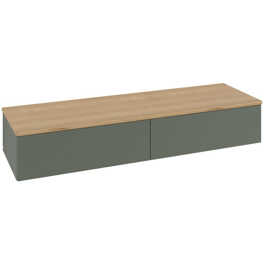 Sideboard Antao 1600x268x500mm L.Green Matt Lacquer L42101HL