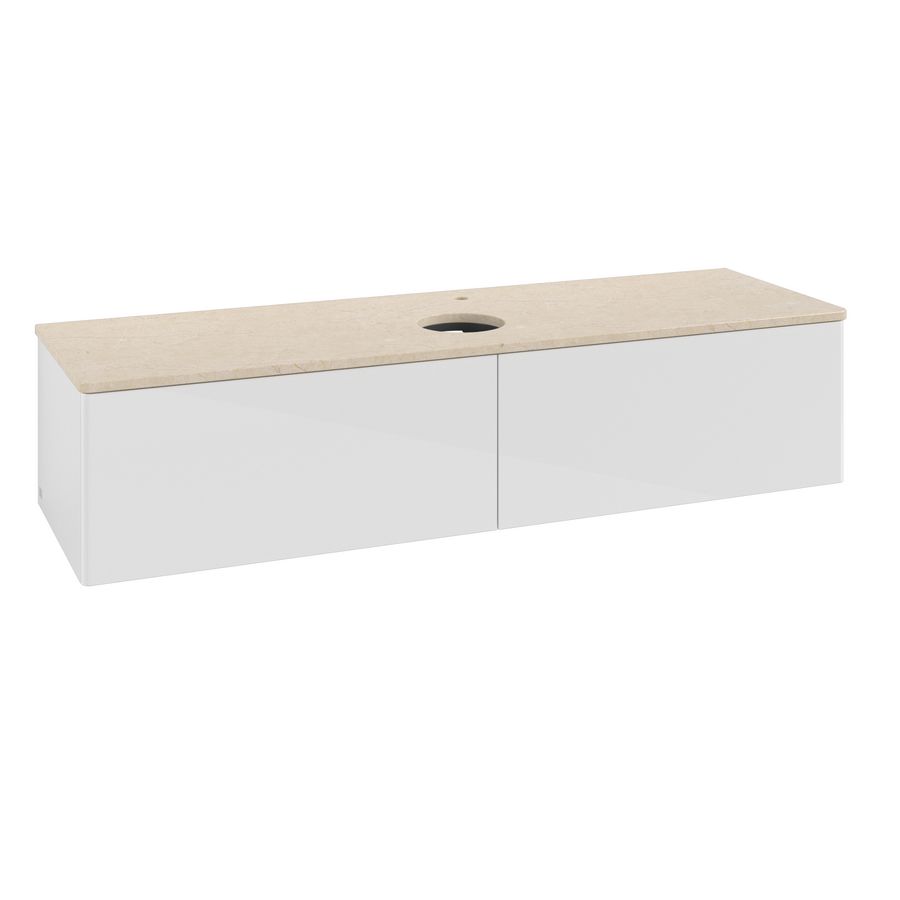 Wastafelonderkast Antao 1600x360x500mm G.White.L K36053GF