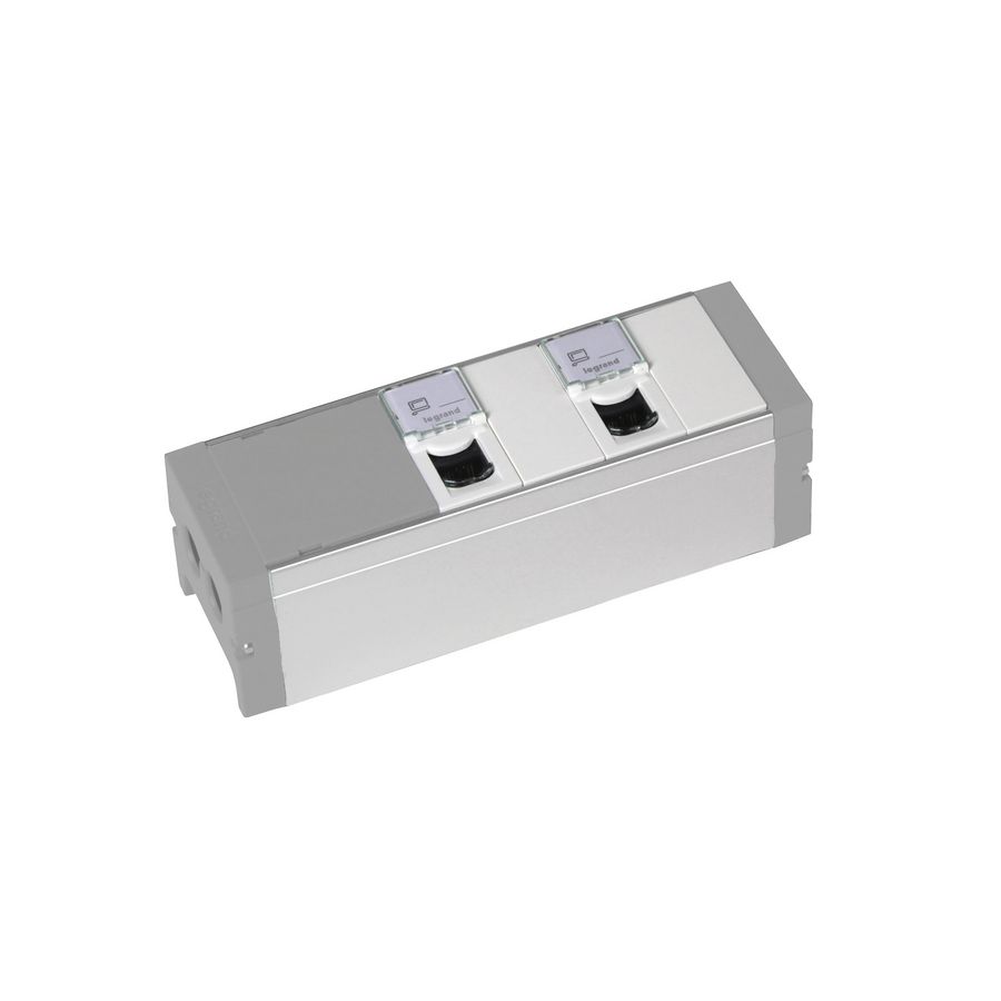 Tafelcontactdoos met 2 RJ45Cat. 6