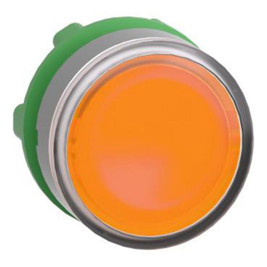 orange flush illumiated pushbutton head integRALle cp grey