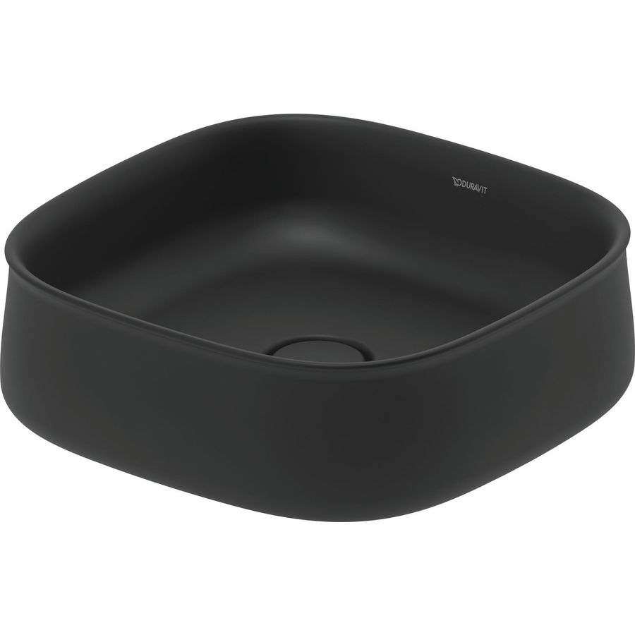 Zencha #237342 Opzetwastafel Antraciet Mat 420mm geslepen zonder kraangat