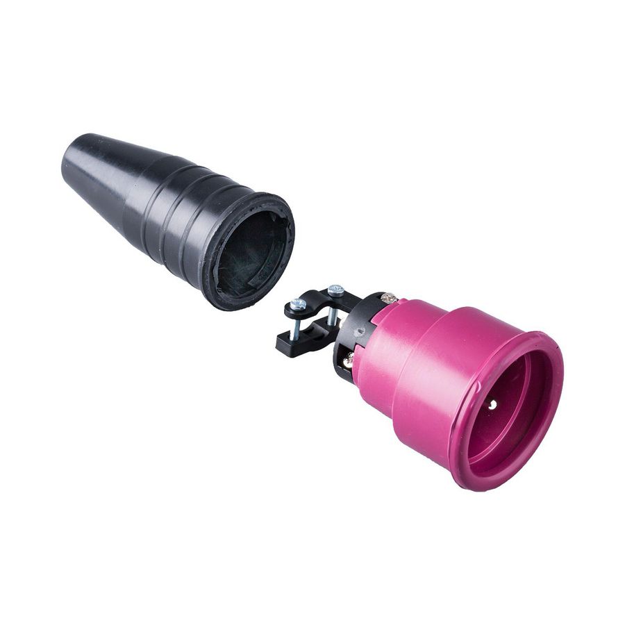 Volrubber koppelcontactstop 16A 250V penaarde blok VVE=100