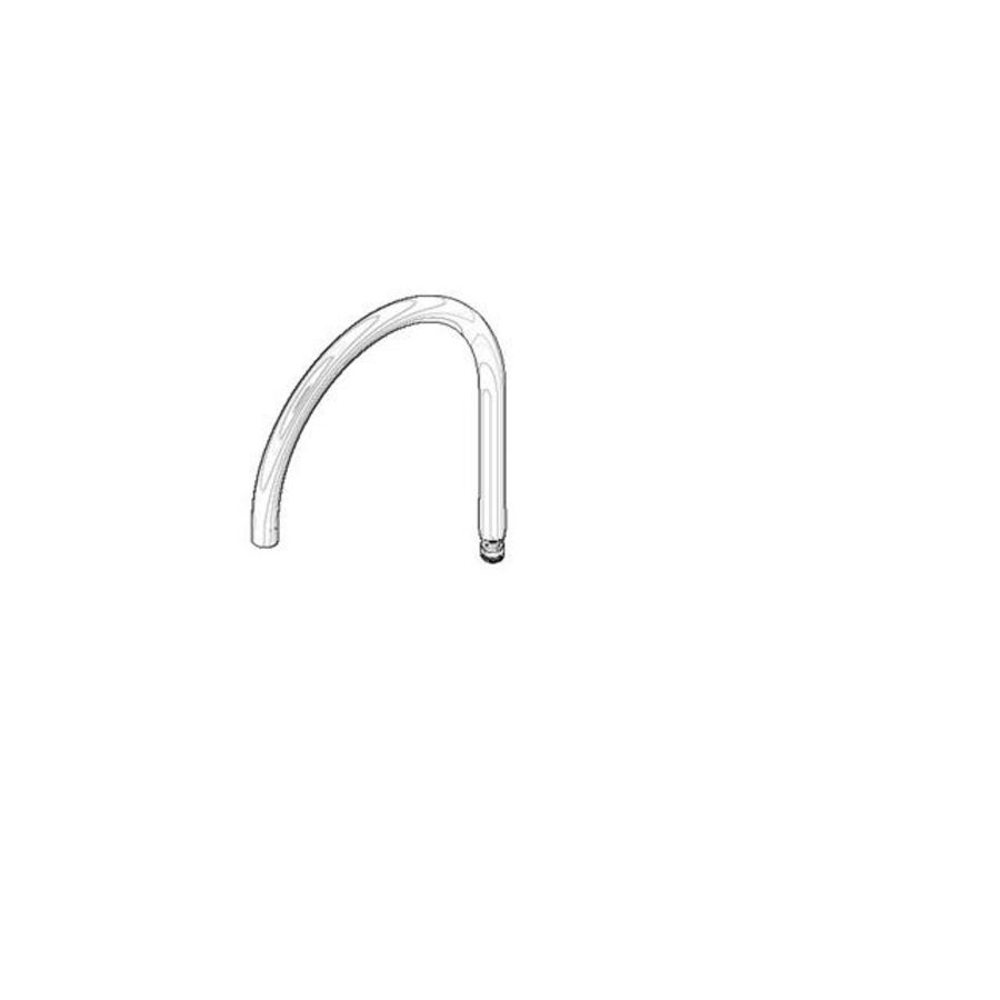 Uitloop 280mm, 5,68l/min. chr