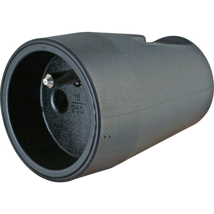 Contrastekker PA kunstsstof zwart VVE=10