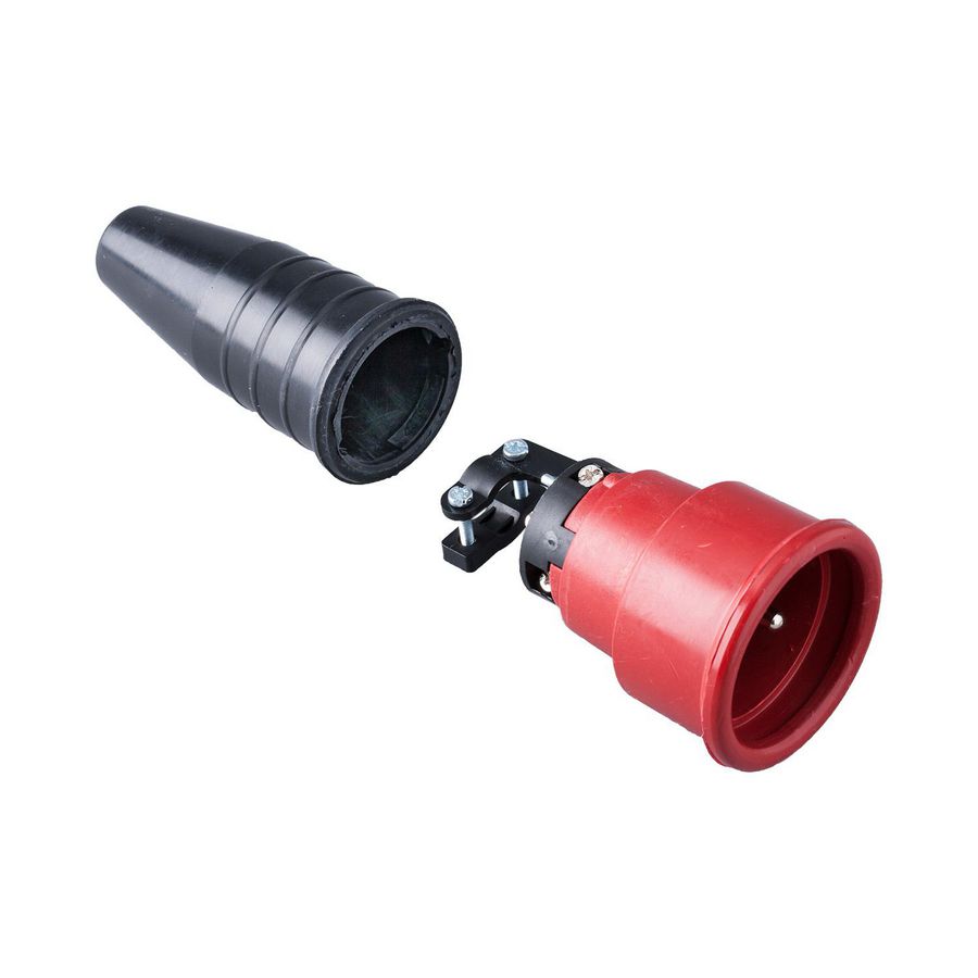Volrubber koppelcontactstop 16A 250V penaarde blok VVE=100