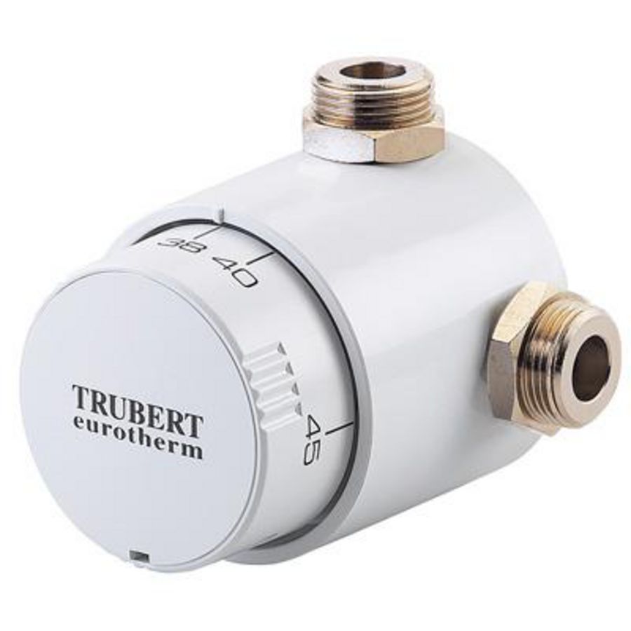 Mengventiel Thermostatisch T9715B M/M/M 1/2 Wit 40-80gr.C