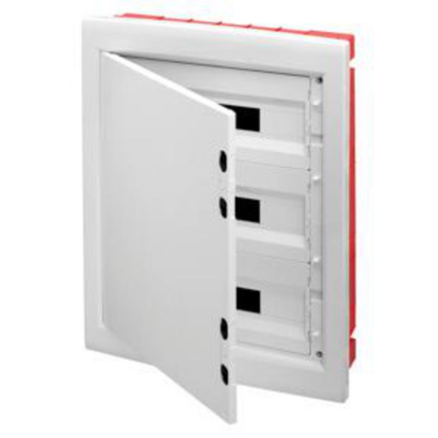 INBOUWVERDEELKAST - MET BLANCO DEUR - 54 MODULE (18X3) IP40