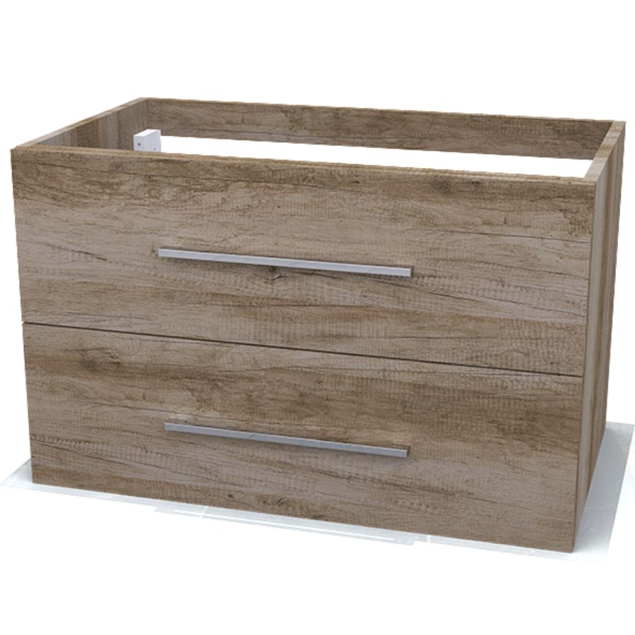 Onderkast wandmontage laag 500x795x455mm eiken San Marino
