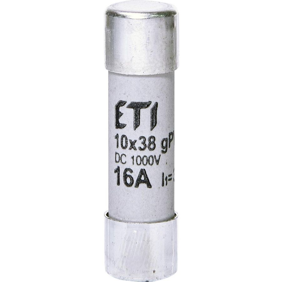 Cylindrische zekering CH 10x38 16A 1000V gPV DC VVE=10