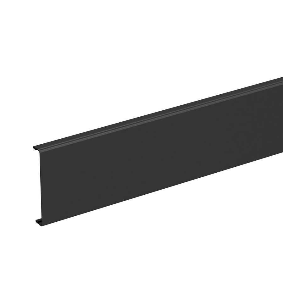 Deksel F80 L=1.5m WGX zwart RAL9017 VVE=2