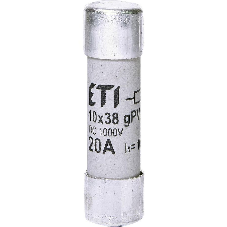 Cylindrische zekering CH 10x38 20A 1000V gPV DC VVE=10