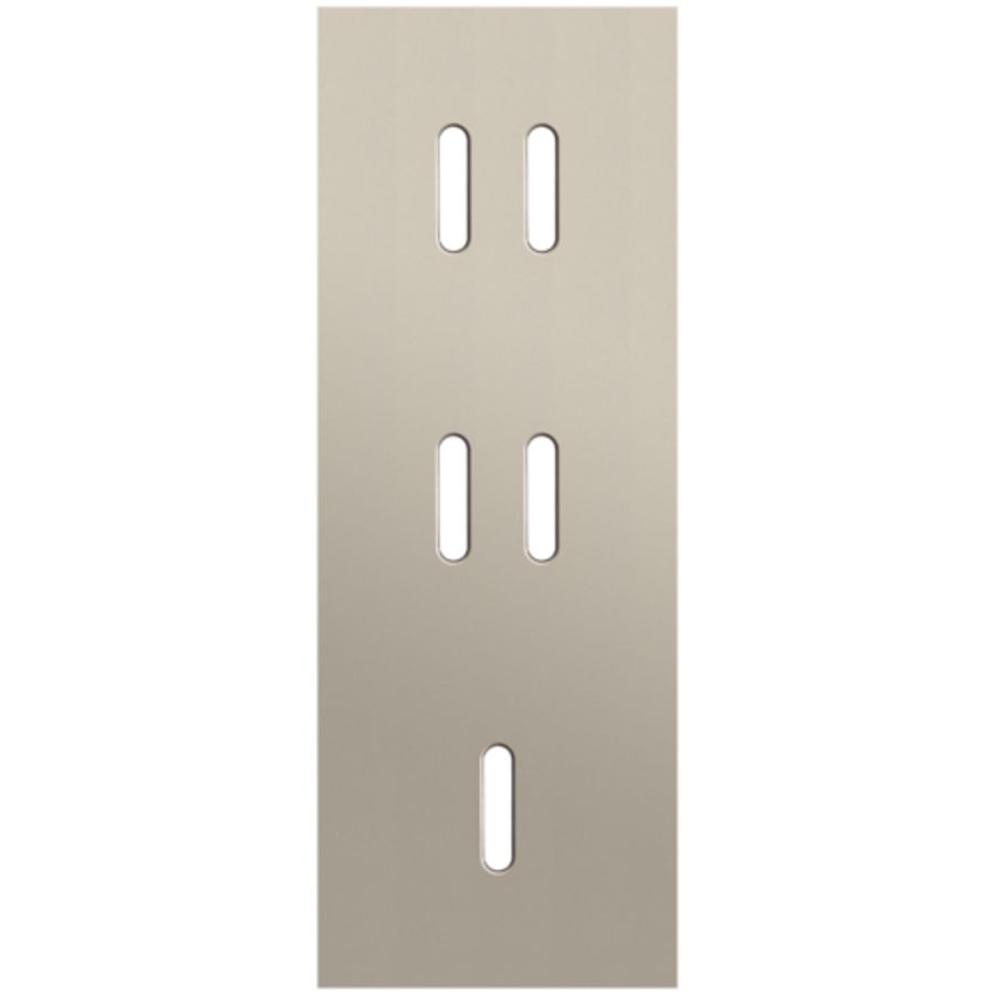 Afdekplaat 3-voud vertic. 71mm centerafst 166-56954