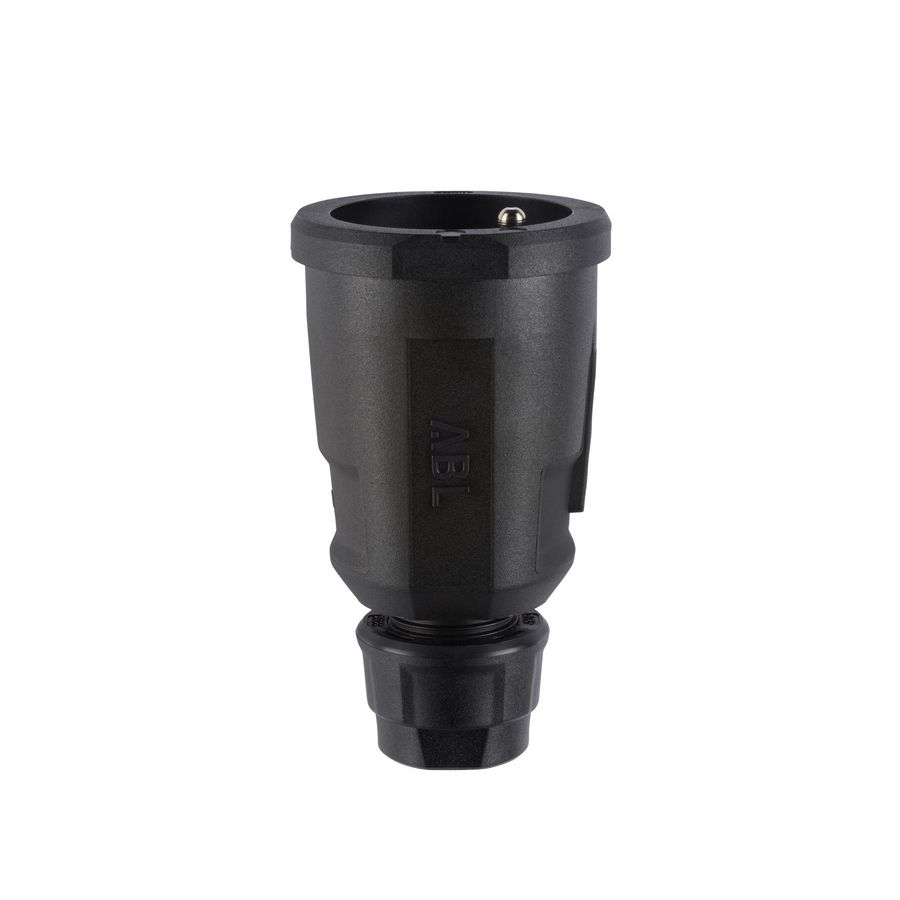 Koppelcontactstop geaard Hightech Elamid zwart VVE=10