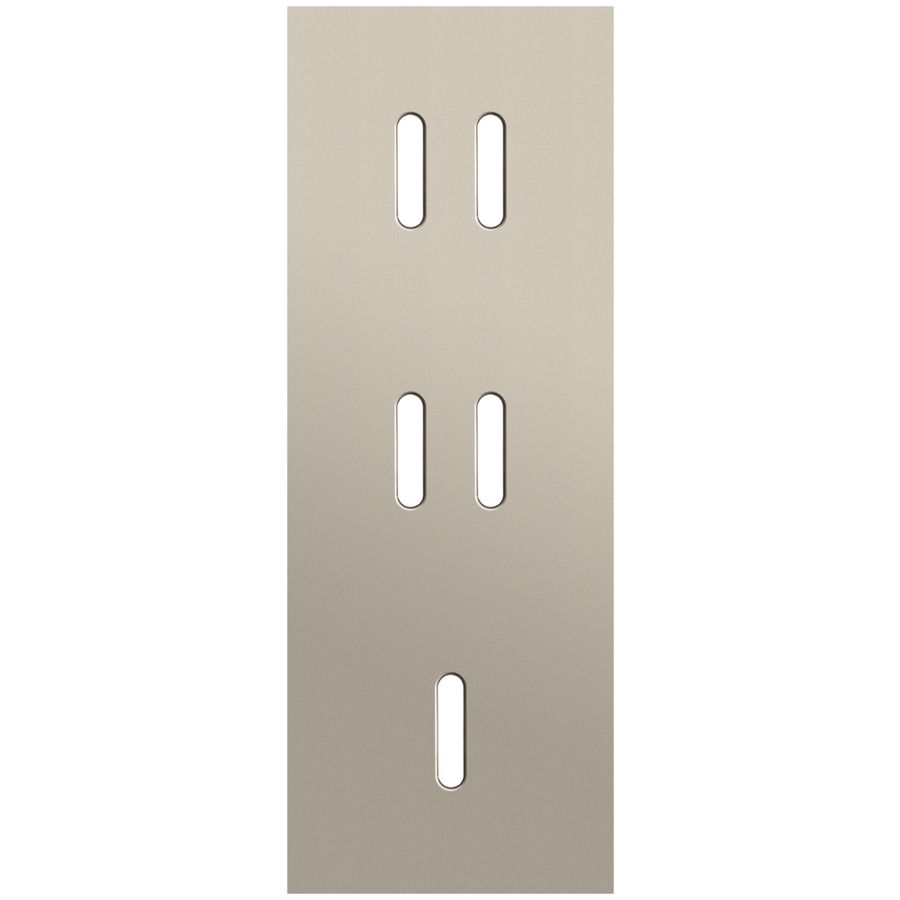 Afdekplaat 3-voud vertic. 71mm centerafst 166-56954