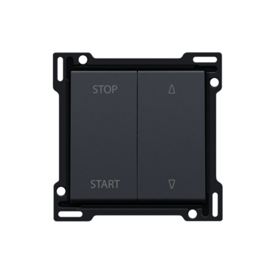 Afwerkingsset elek. gescheiden rolluikschakelaar anthracite