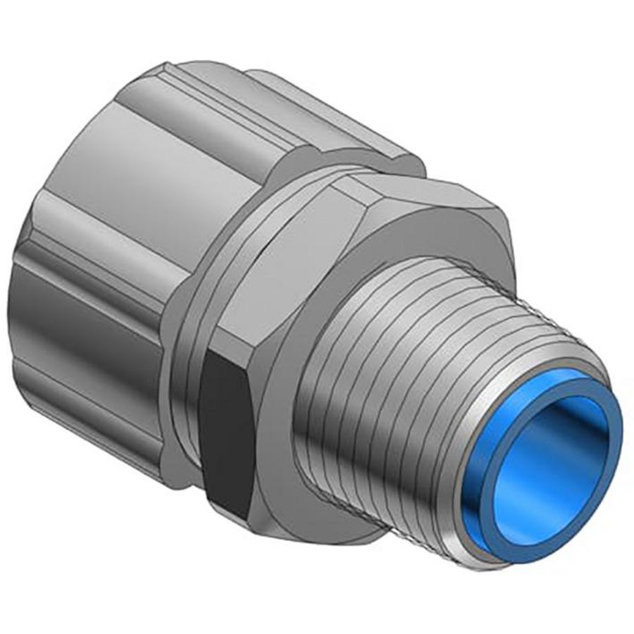 Rechte RVS Koppeling Vloeistofdicht Slangmaat 3/8 VVE=25