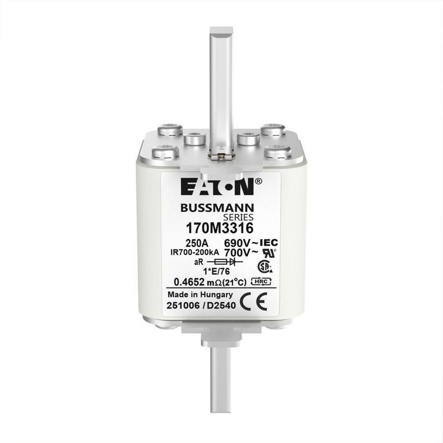 Zekering h. snelheid 250A AC 690V 200kA compact 1 45x VVE=6
