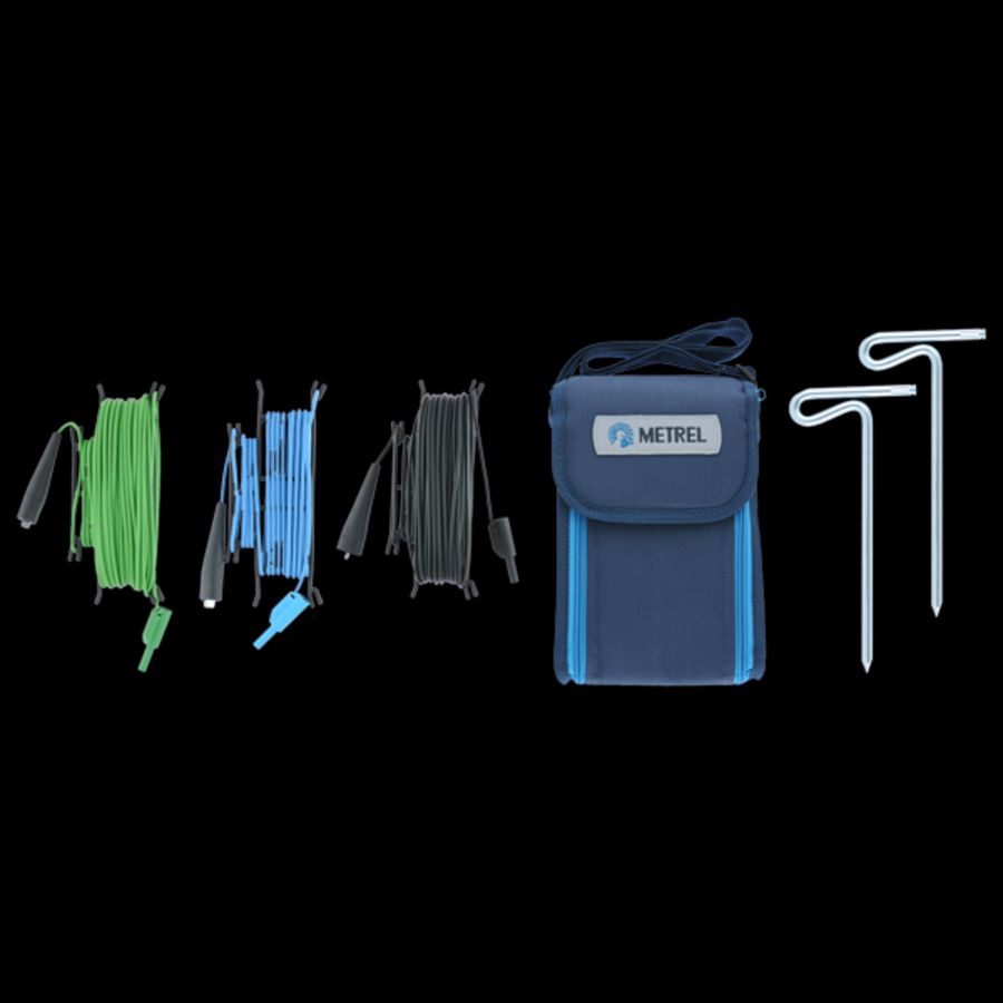 Aarding meetset 2 pennen 2x20m 2x4,5m tb