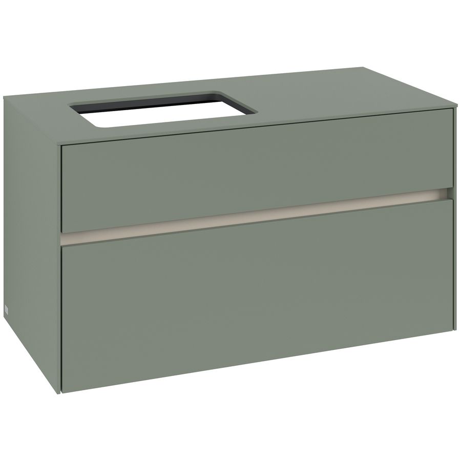 Wastafelonderkast Collaro 1000x548x500mm Soft Green C110B0AF