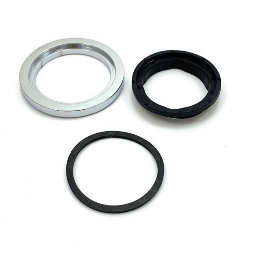 A1 rosette & o-ring chroom