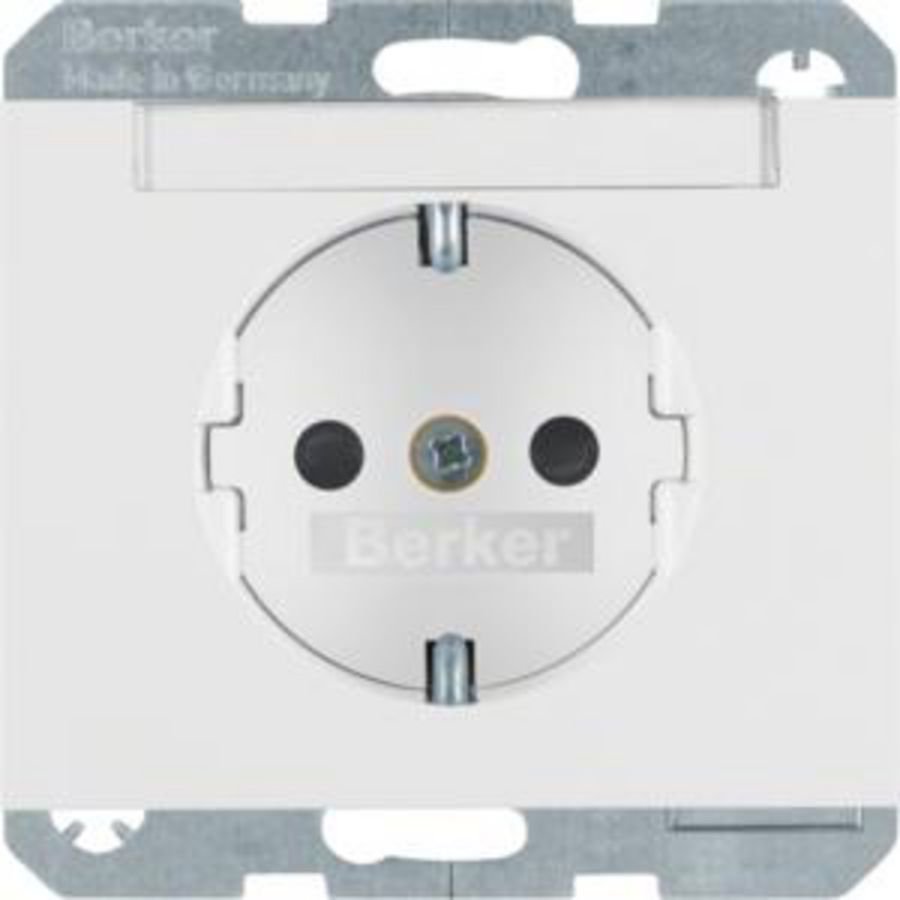 Wandcontactdoos RA tekstv. steek berker K.1/K.5