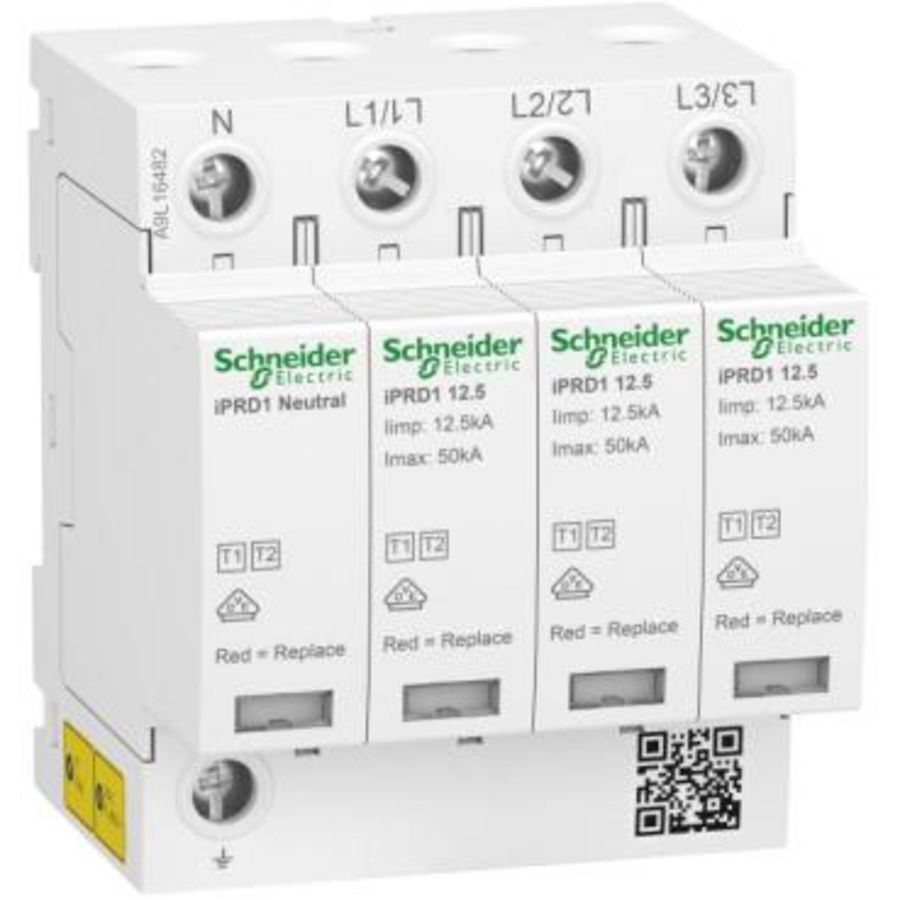 Modulaire spanningsonderbreker iPRD1 12.5 3P+N 350V Si Acti9