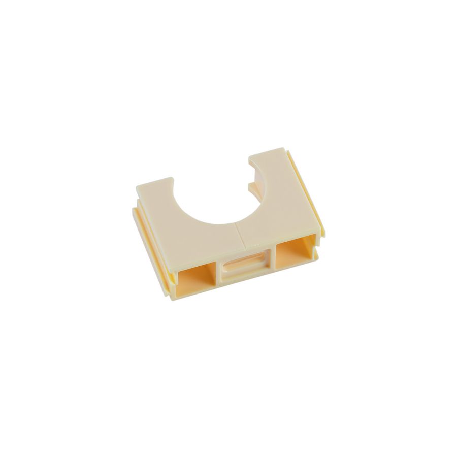 Klemblok PVC Polfix+ 16mm creme VVE=150