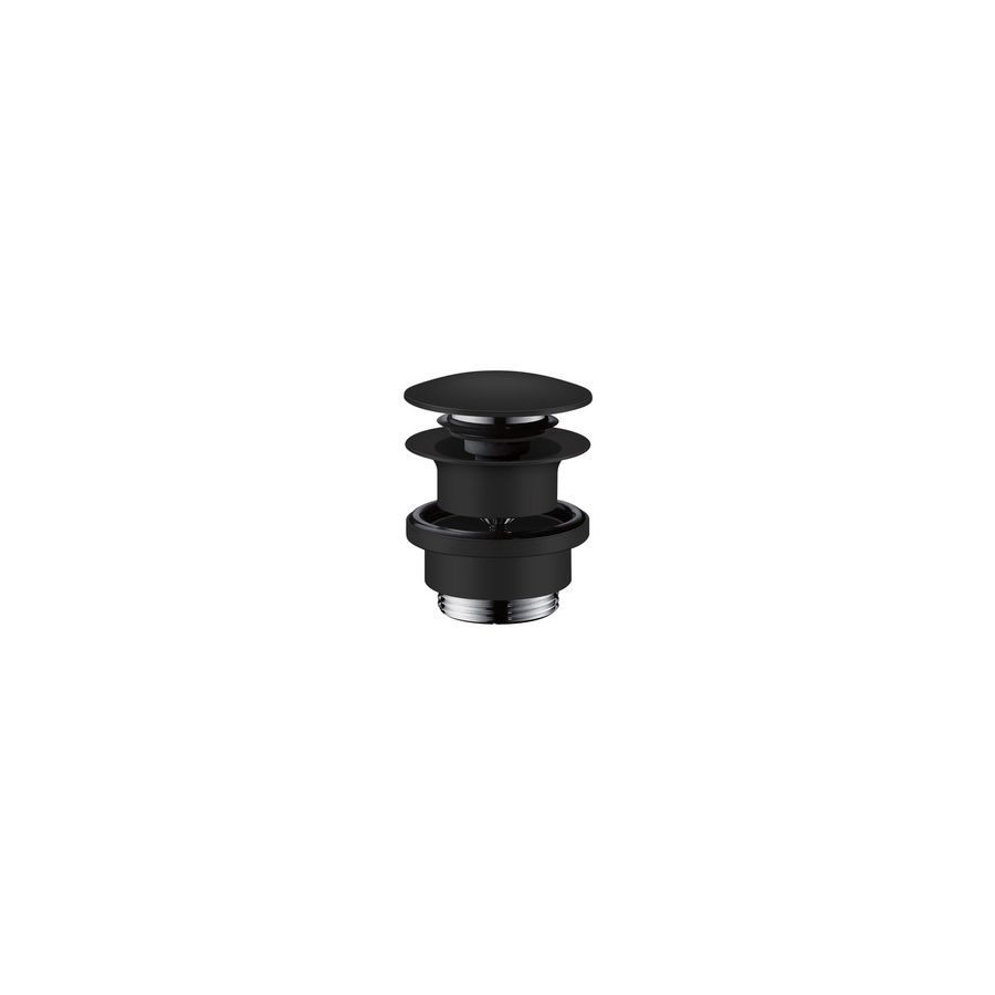 AXOR waste set Push-Open mat zwart