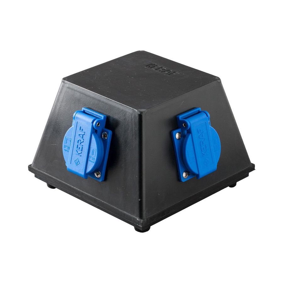 Type 18 volrubber verdeler 3x randaarde VVE=2