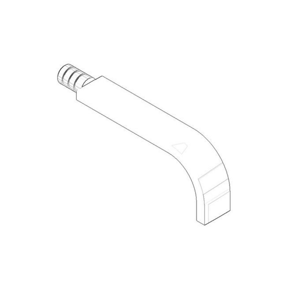 Uitloop 170x35x11mm Platina 04282215010-08