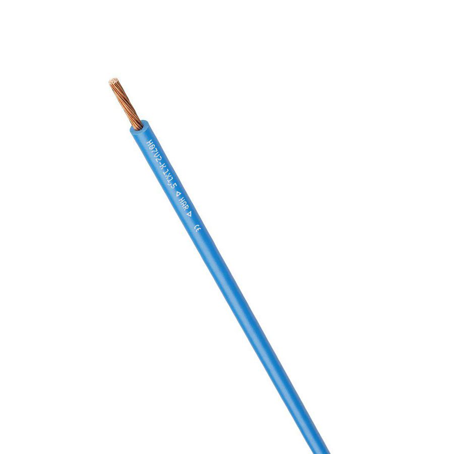 Ring a 100m. Montagesnoer H07V2-K 1x25 blauw 90gr.