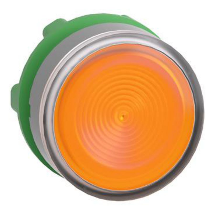 orange flush illumiated pushbutton head integRALle cp grey