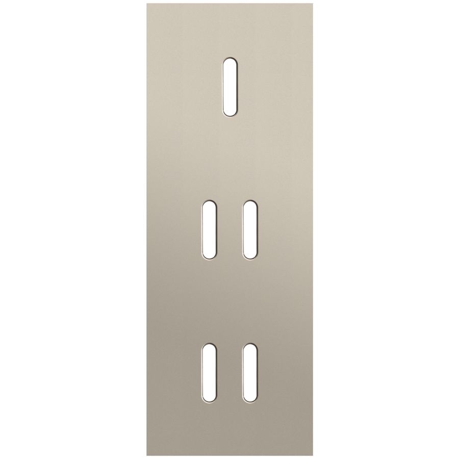 Afdekplaat 3-voud vertic. 71mm centerafst 166-56953