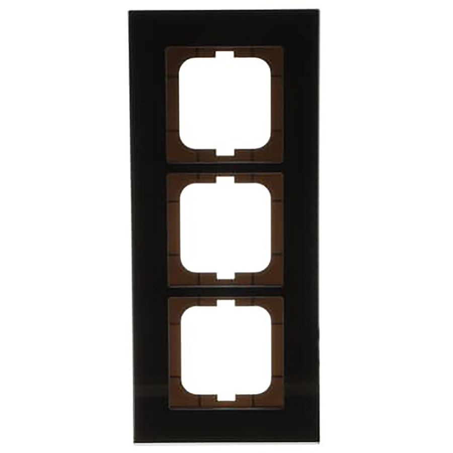 Afdekraam 3-voudig c-glas zwart (1723-825)