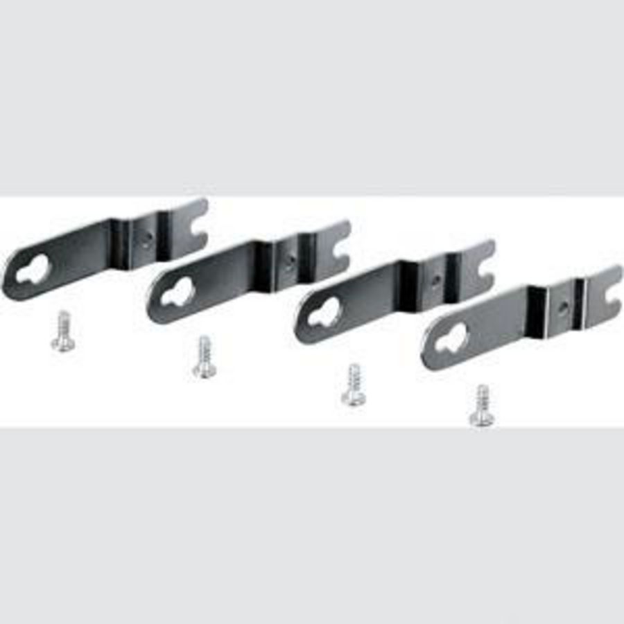 RVS bevestigingsbeugels (set 4 stuks),