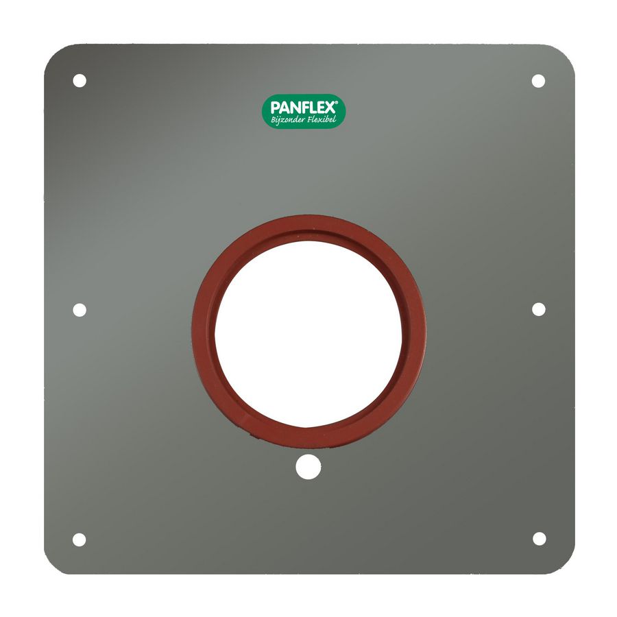 Muurplaat RVS RGA 80mm