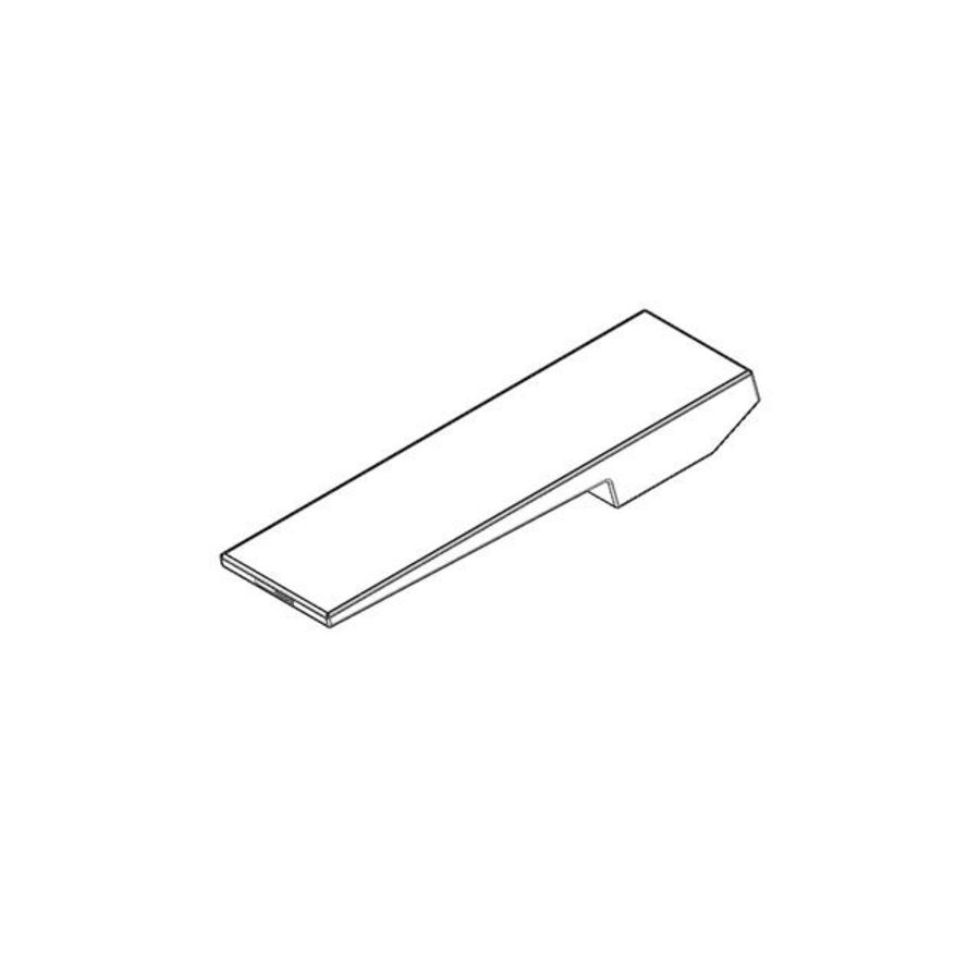 Greep wastafel staand Hendel 47x22x186mm chr