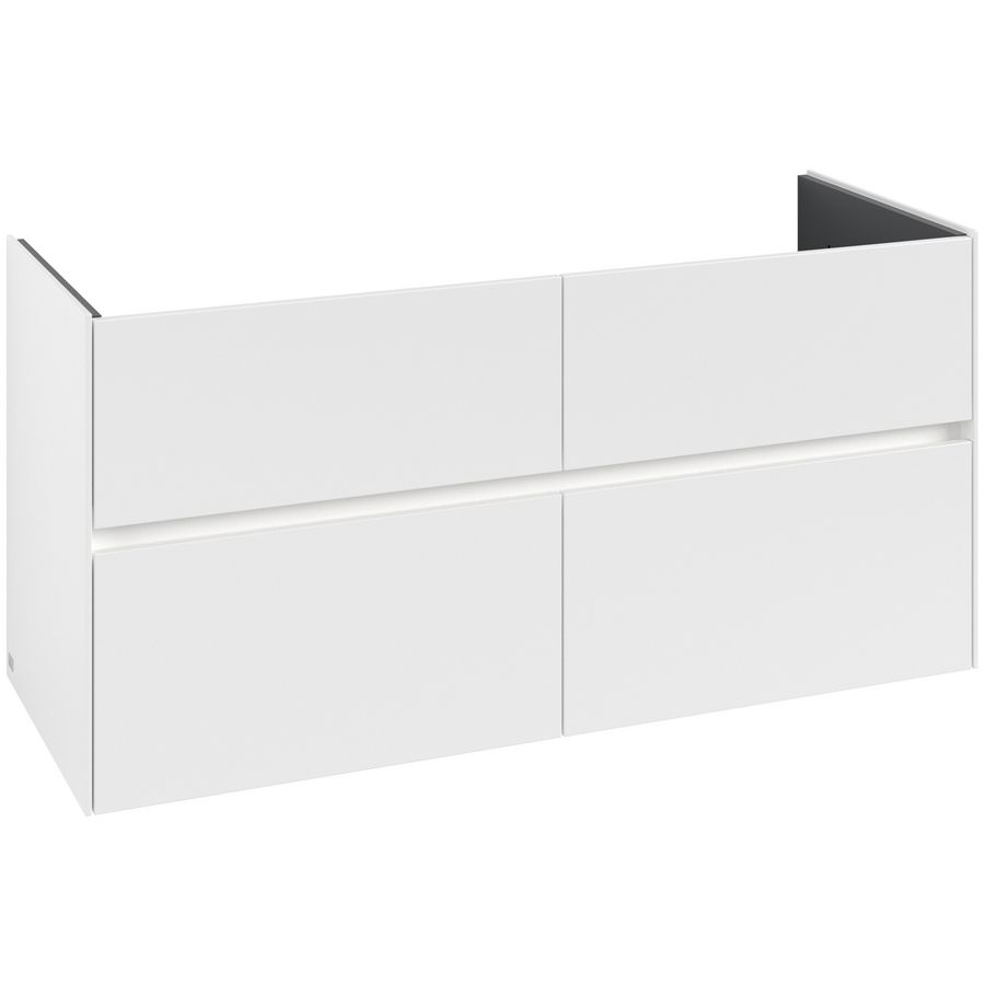 Wastafelonderkast Collaro 1261x610x480mm Wh.Matt C147B0MS