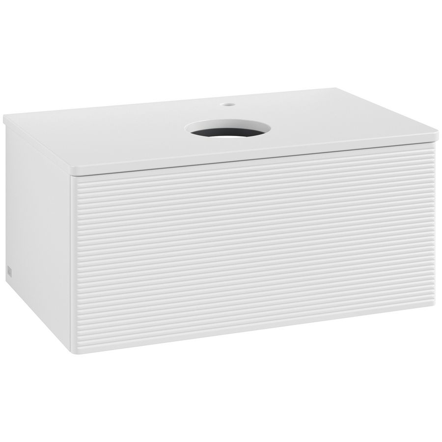 Wastafelonderkast Antao 800x360x500mm G.White.L K30150GF