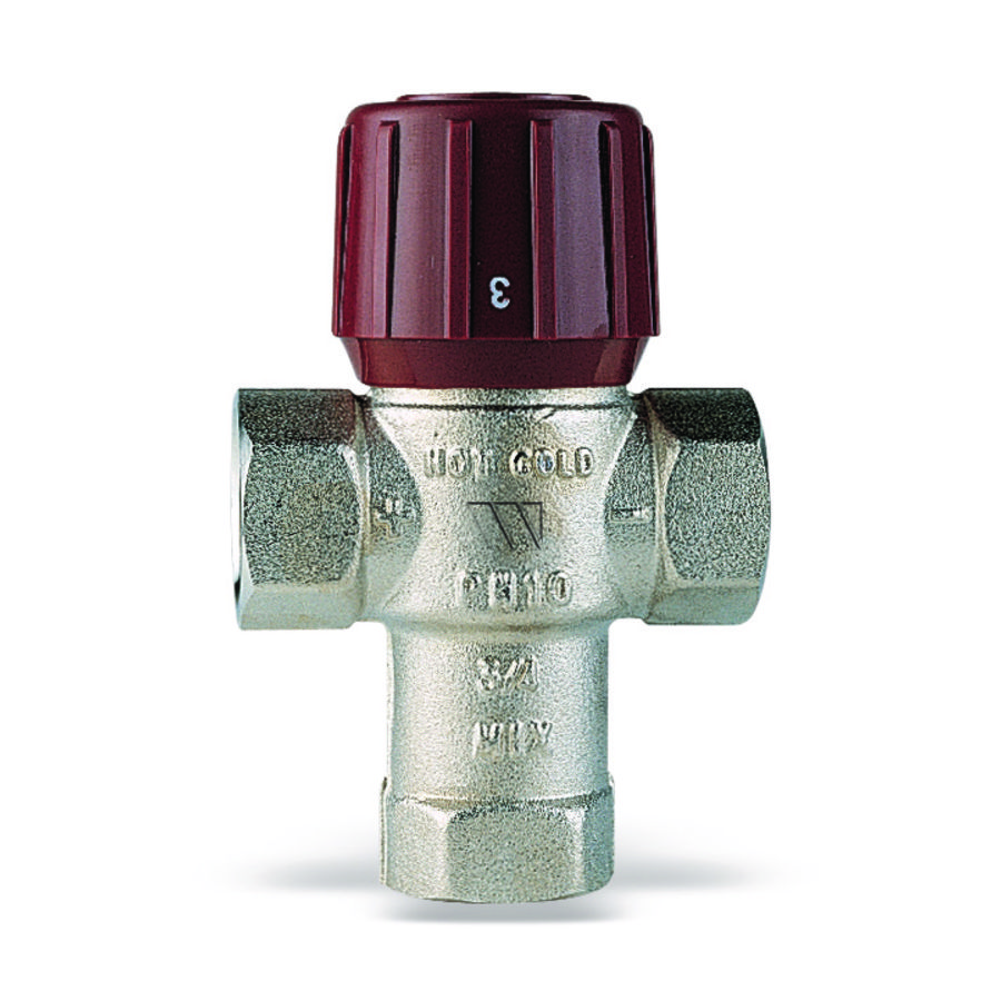 Mengventiel Therm. AQUAMIX 61C F/F 3/4 32/50gr.C VVE=36