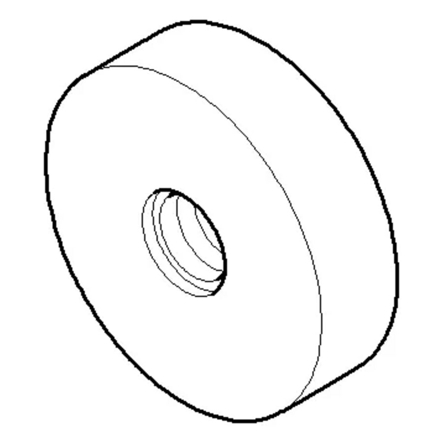Rozet 40x11mm Champagne (22kt Goud)